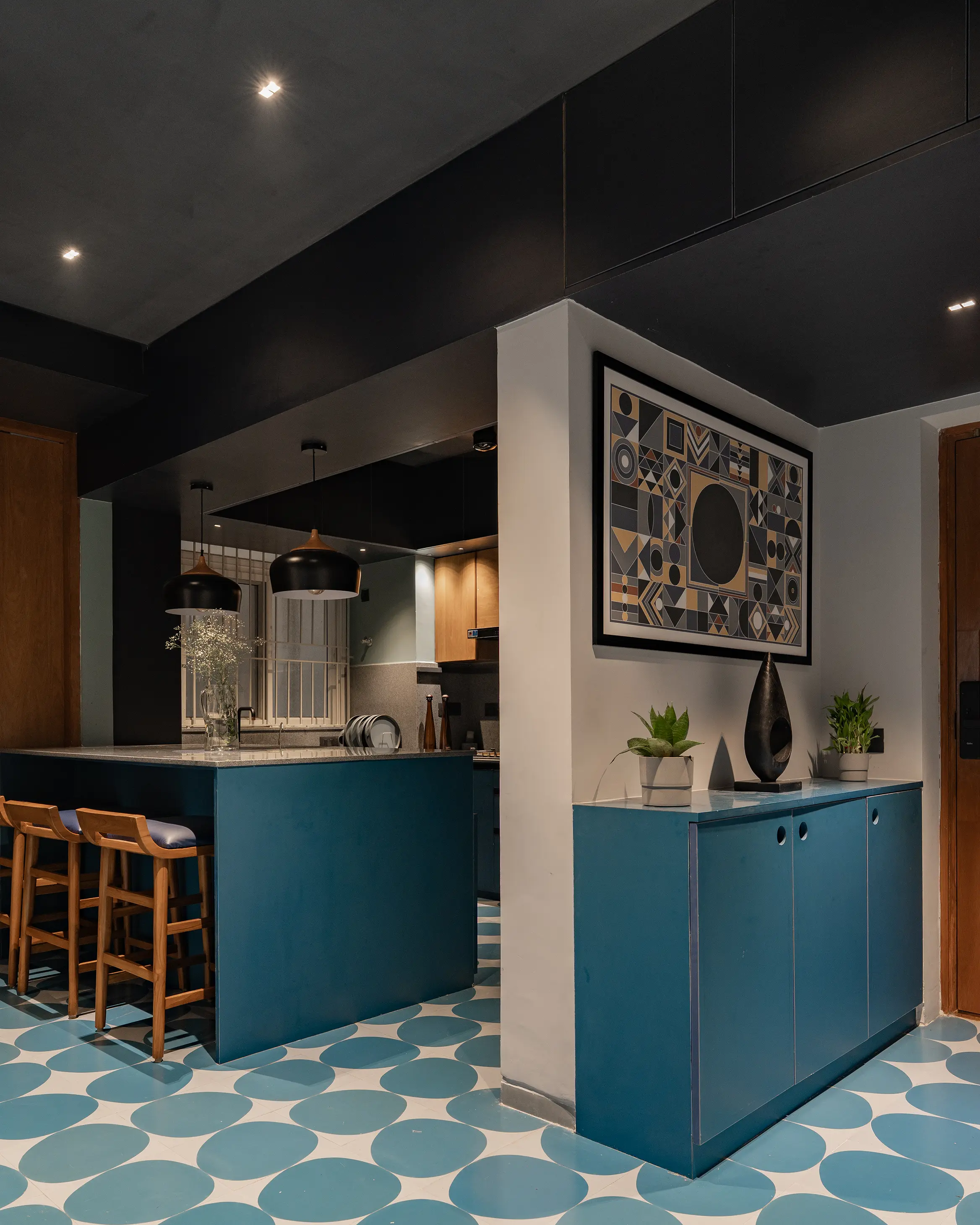 Chennai Interiors dining entry