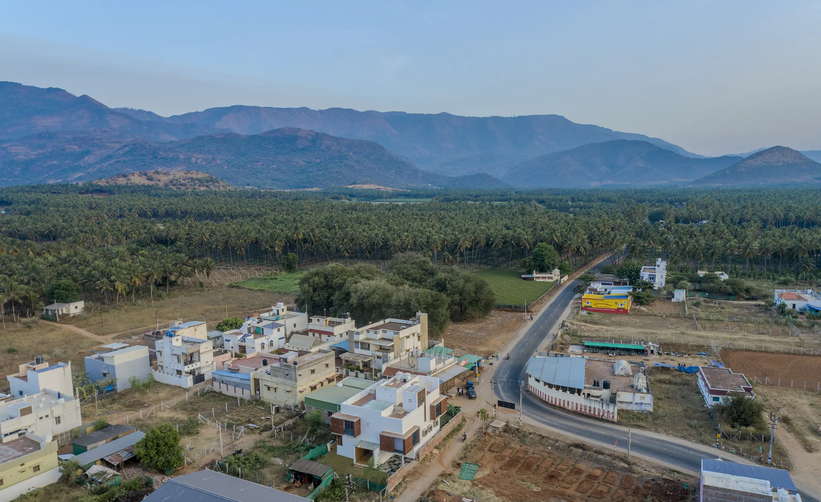 Dwell in Levels aerial view