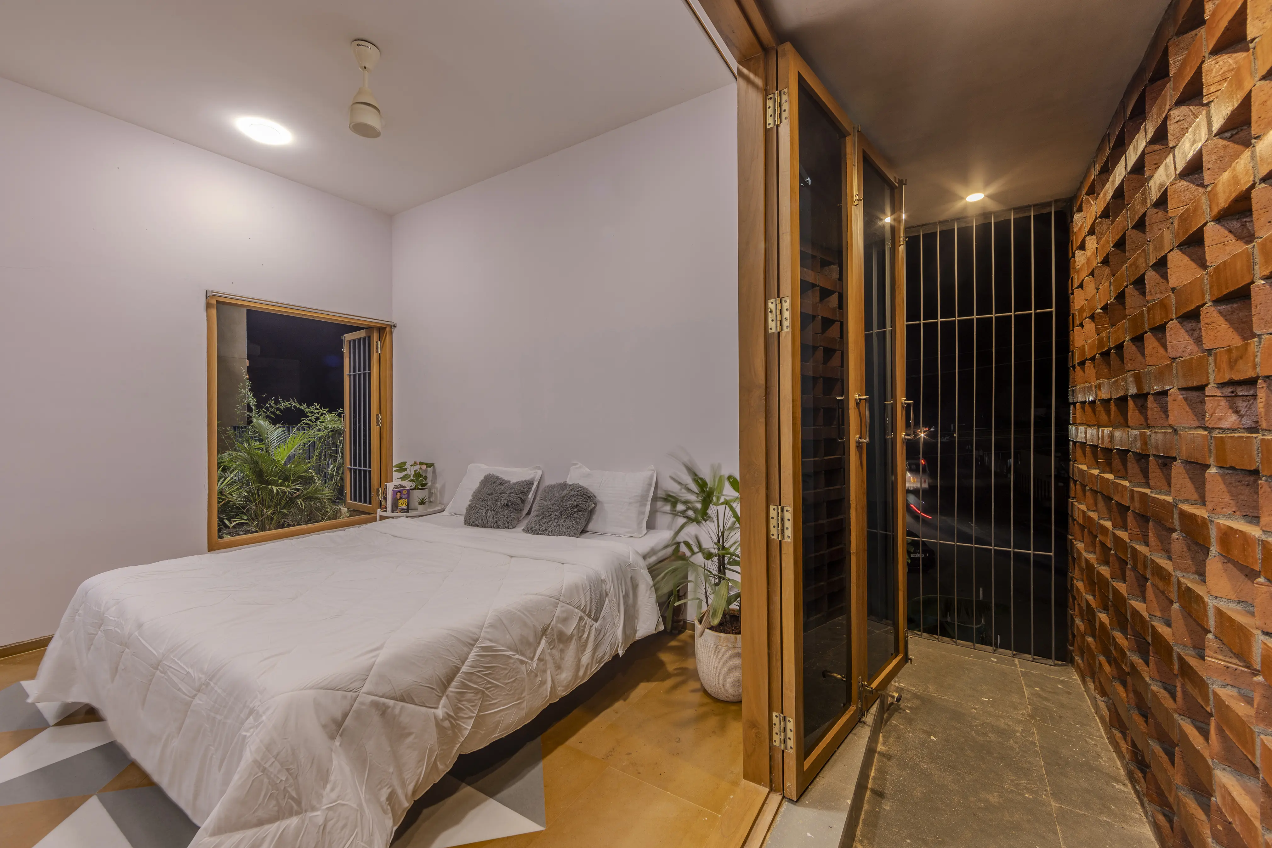 Dwell in Levels bedroom balcony