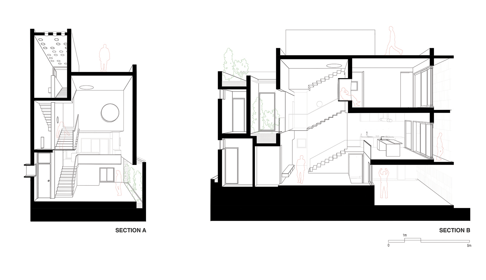 Splitscape Residence section