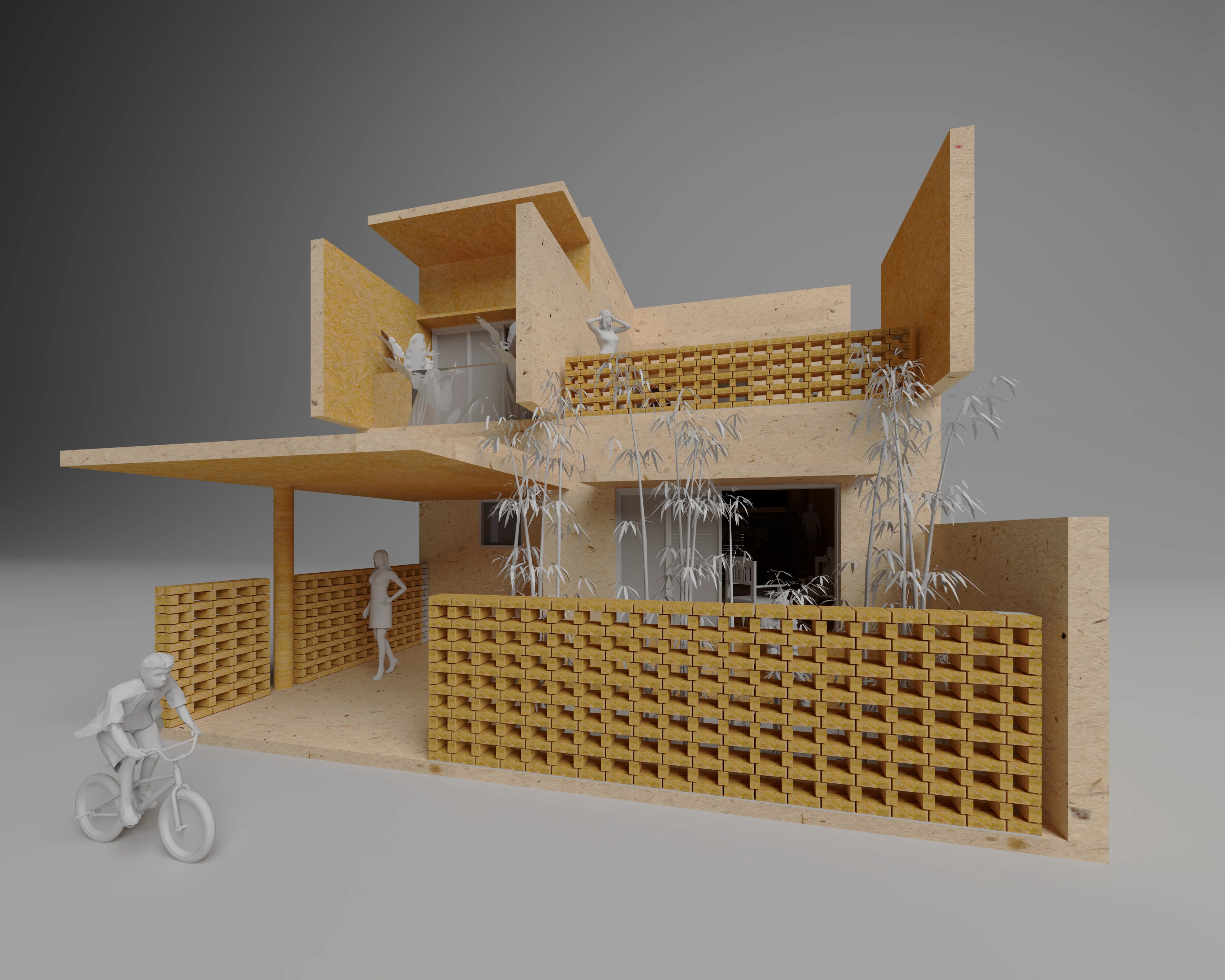 Theni Residence elevation model